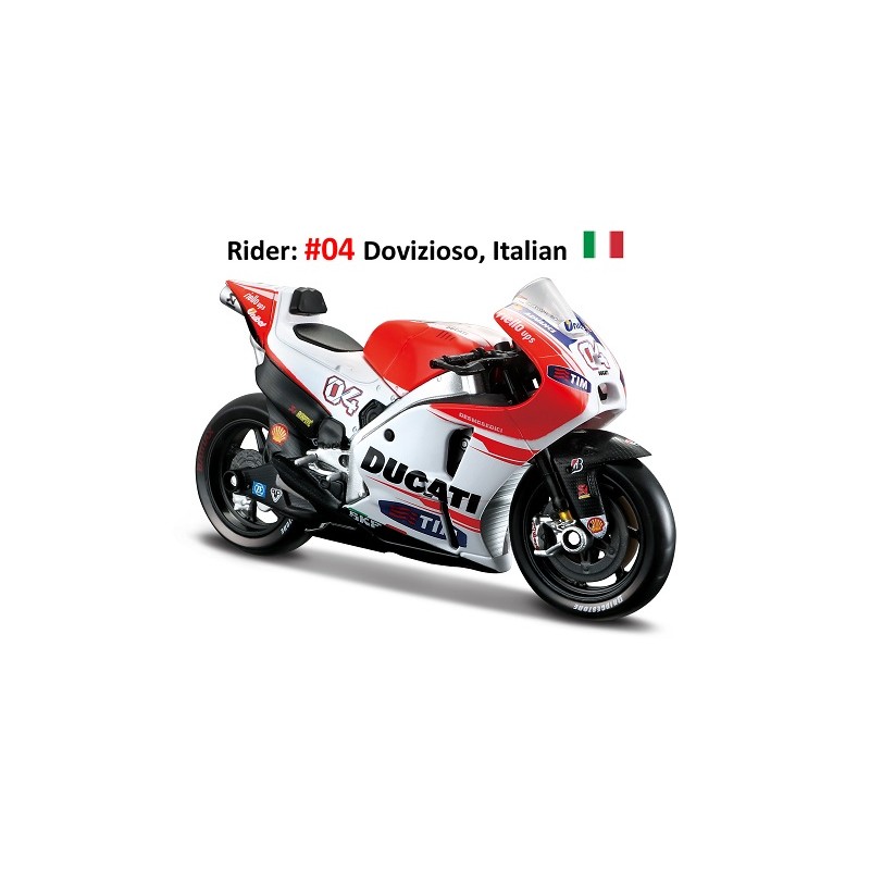 Ducati Desmosedici 4 Andrea Dovizioso Moto GP 2015 Maisto 31588-04